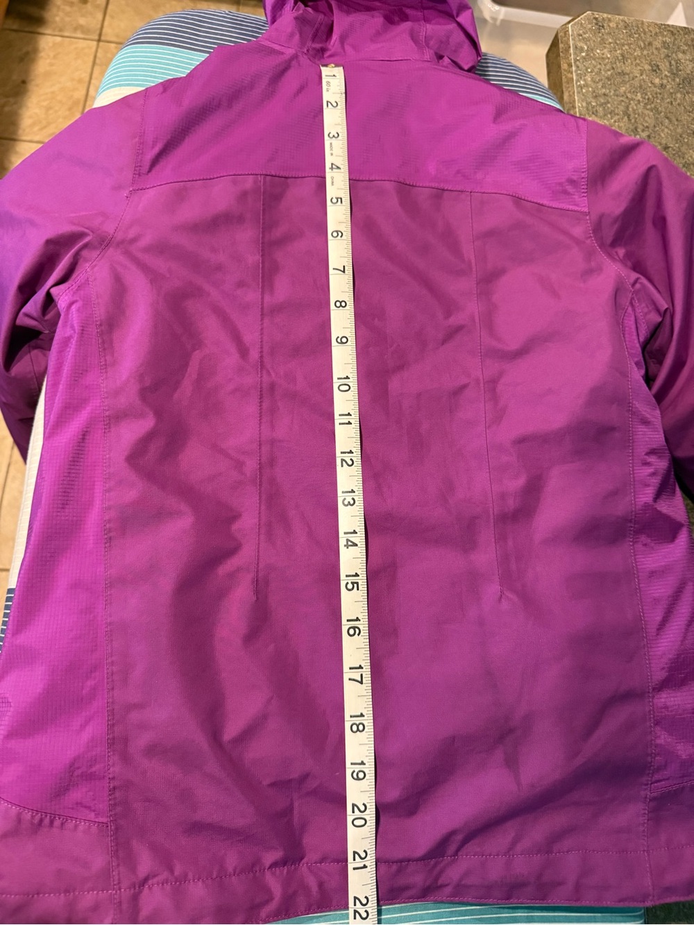 Patagonia Girls Winter Jacket 3-in-1 Purple Insulated Snow Coat - Picture 6 of 10